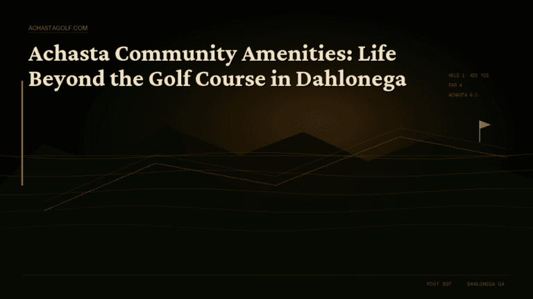 Achasta Community Amenities: Life Beyond the Golf Course in Dahlonega